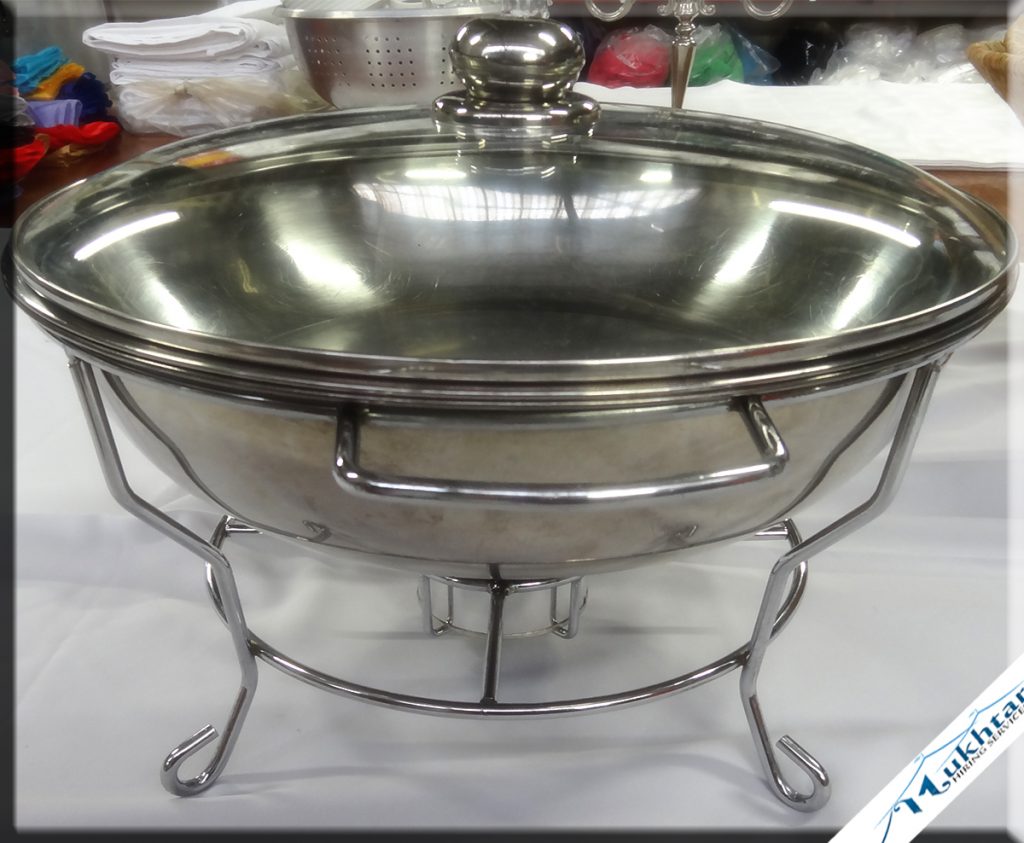 Chafing Dish Round With Glass Lid Mukhtar Hiring Service